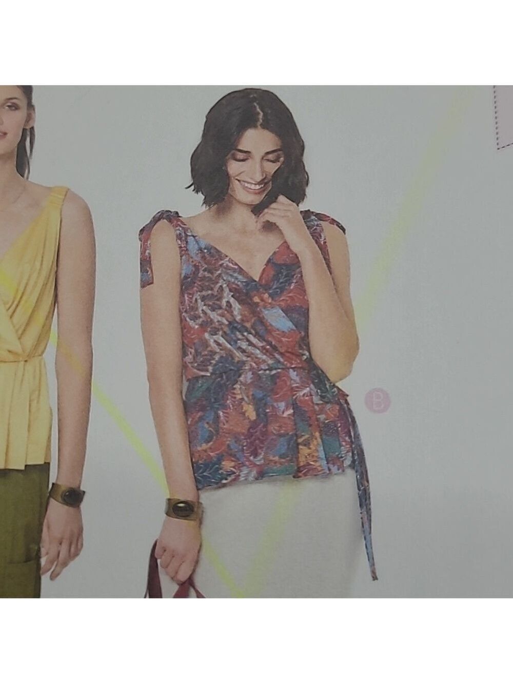 ✨4/$20✨ Burda 6232 Top sewing Pattern Uncut Size 8-18 DIY Supplies - Picture 4 of 6